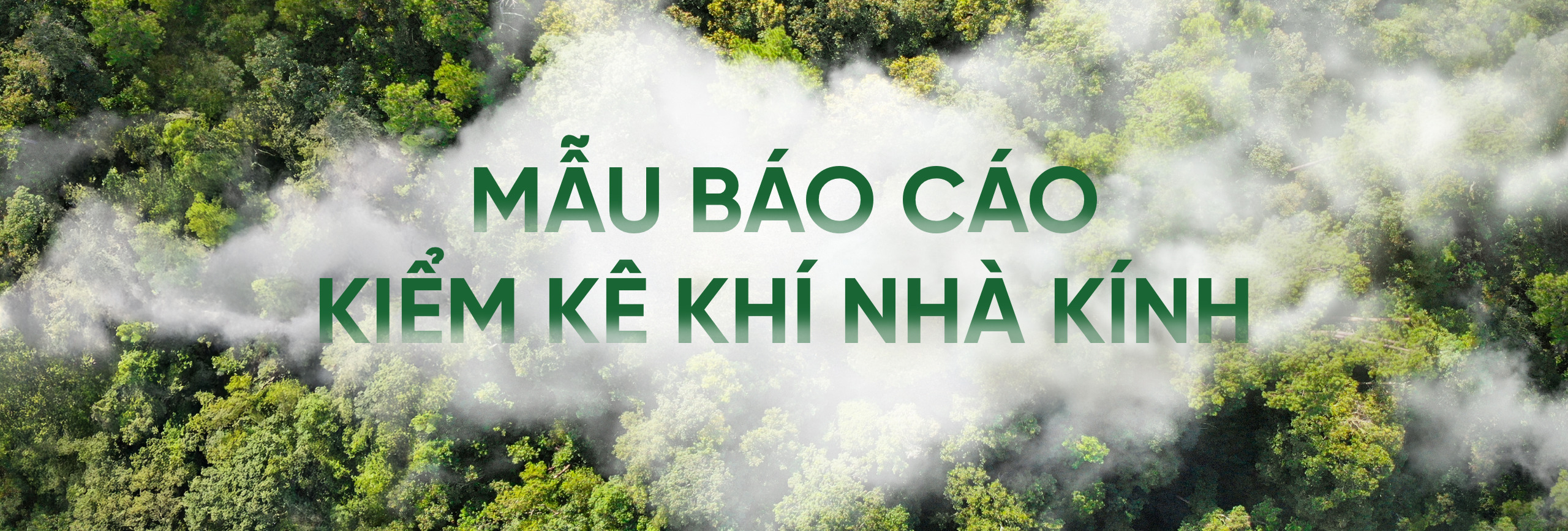 Lập báo cáo kiểm kê khí nhà kính